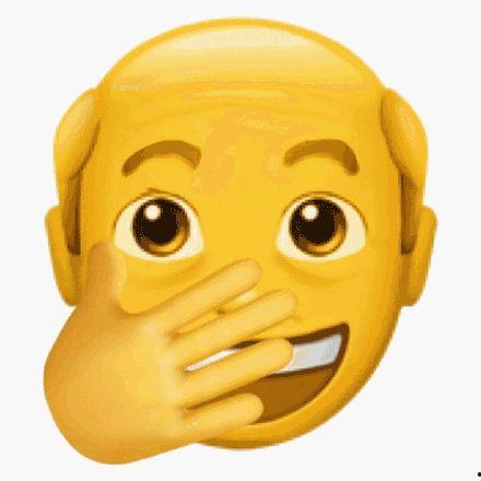 emoji小黄脸吃瓜